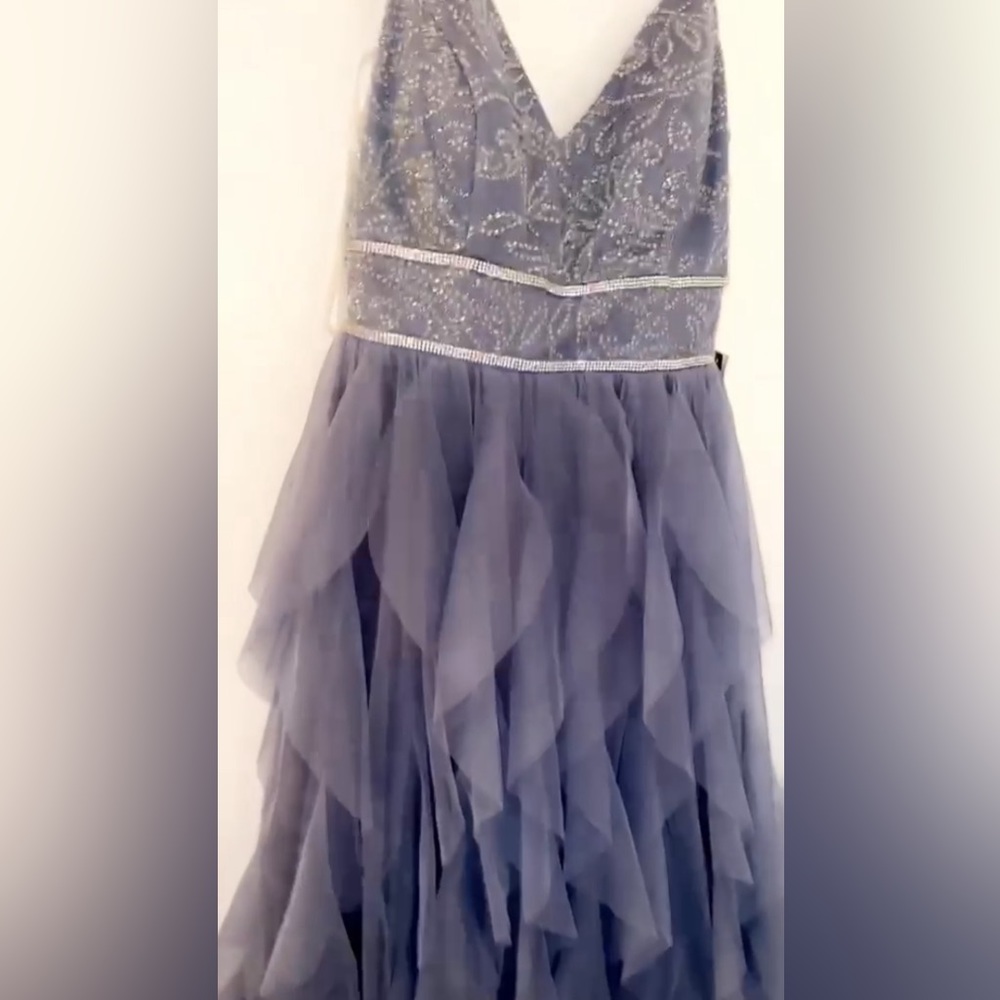 Blue prom dress